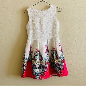 White and Floral Dress